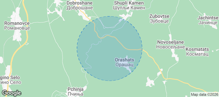 Kumanovo Airbnb map